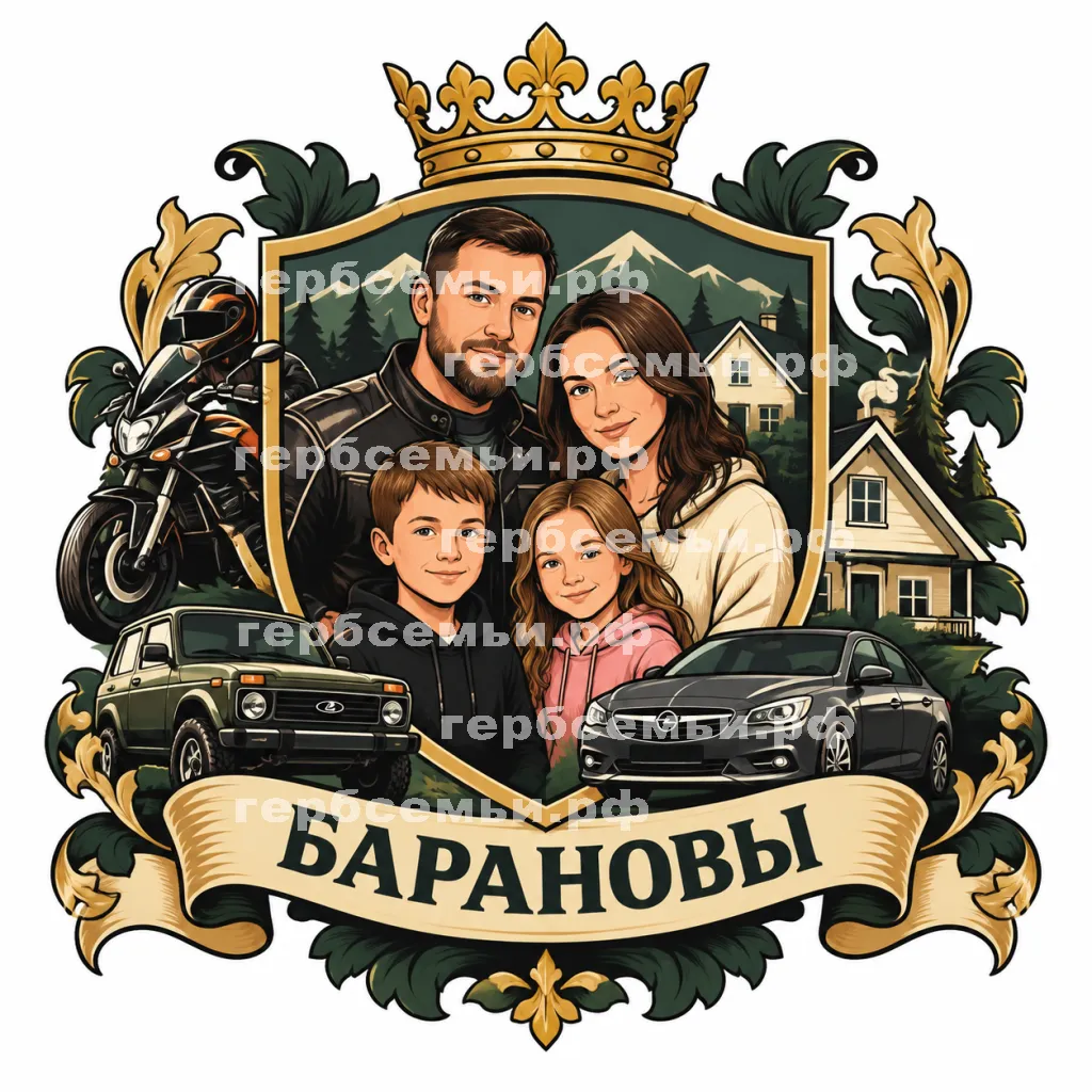 Герб семьи Барановы #43092