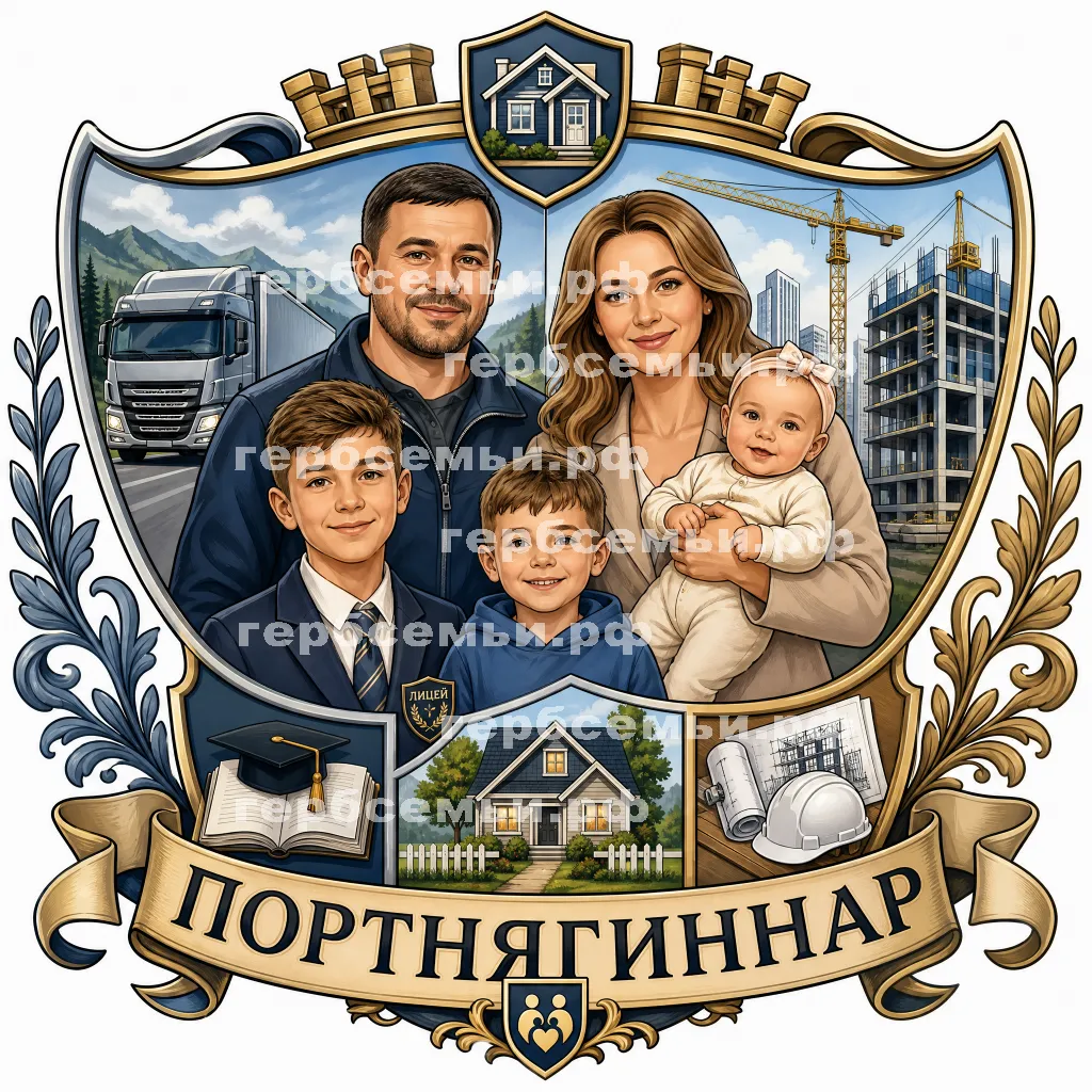 Герб семьи Портнягиннар #43101