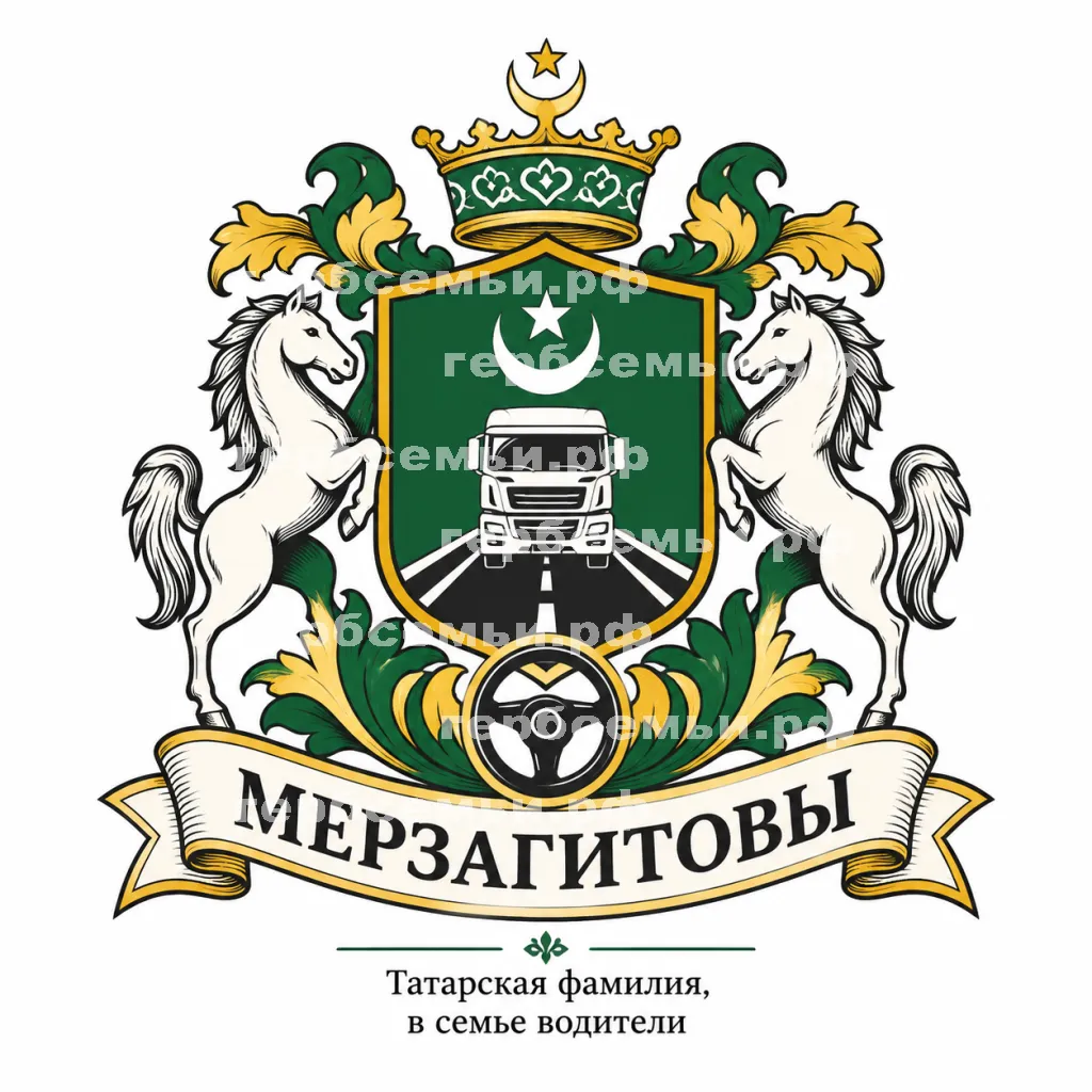 Герб семьи Мерзагитовы #43121
