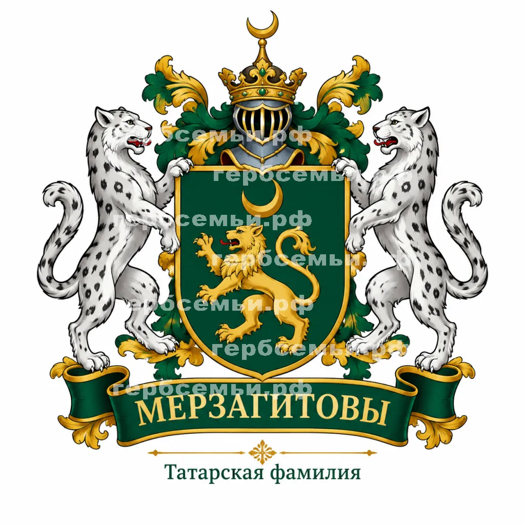 Герб семьи Мерзагитовы #43123