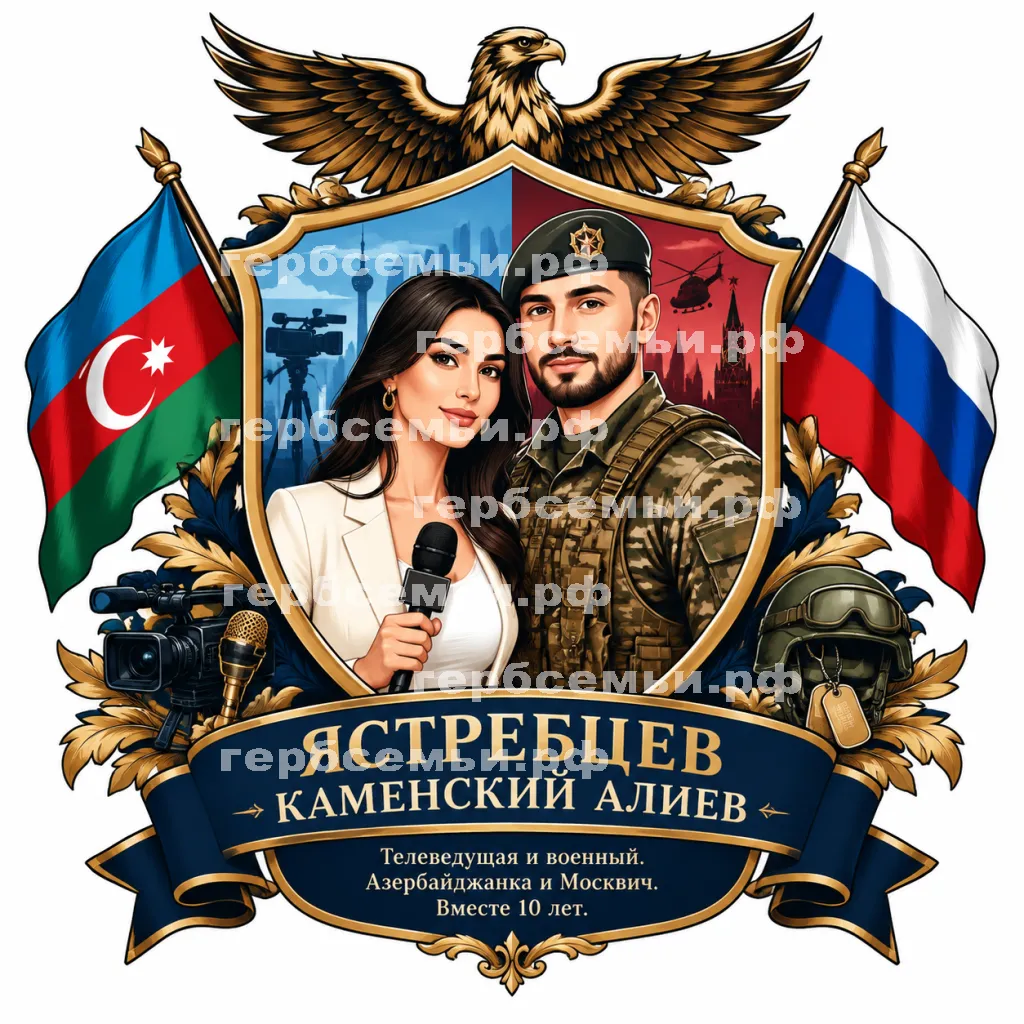 Герб семьи Ястребцев Каменский Алиев #43125
