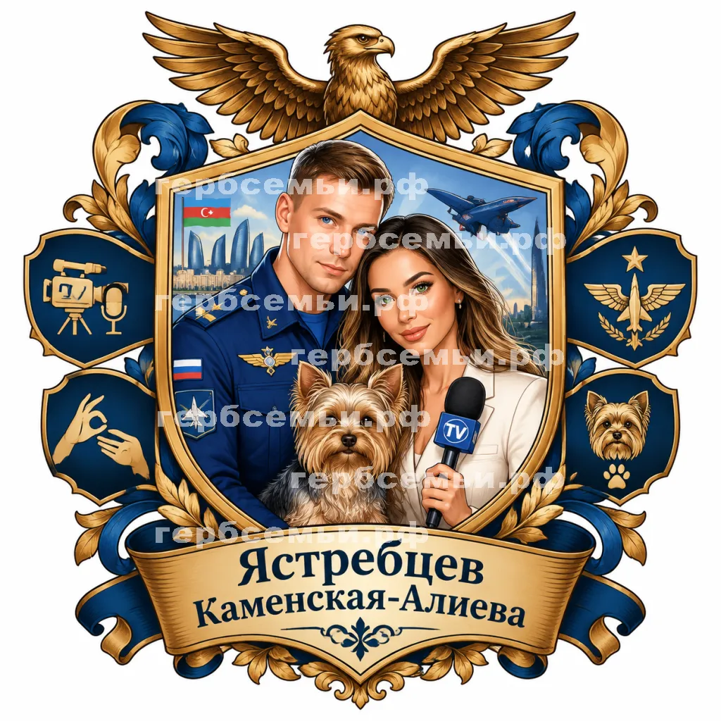 Герб семьи Ястребцев Каменская-Алиева #43131
