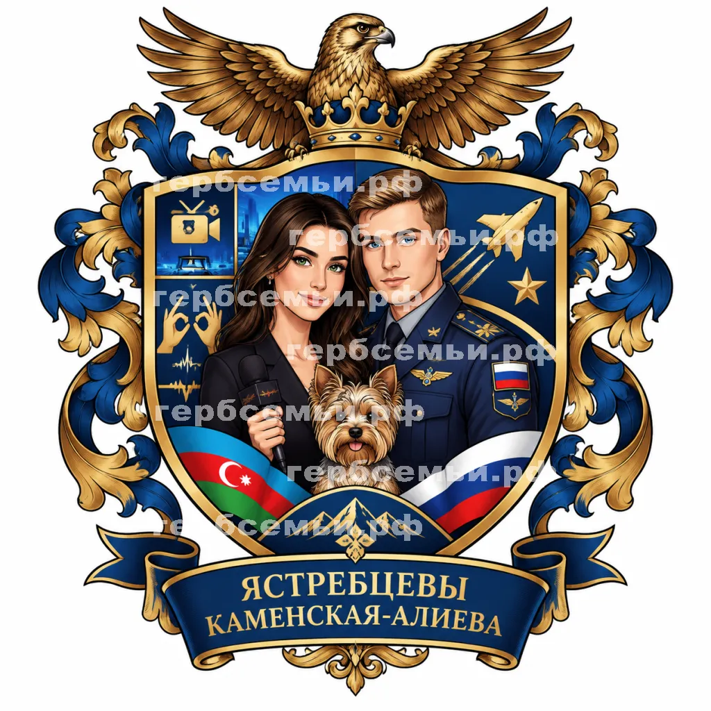 Герб семьи Ястребцев Каменская-Алиева #43132