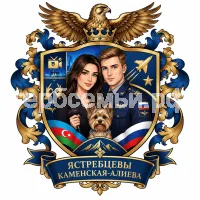 Герб семьи Ястребцев Каменская-Алиева