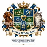 Герб семьи Семья Фроловых