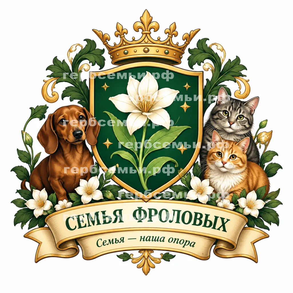 Герб семьи Семья Фроловых #43138