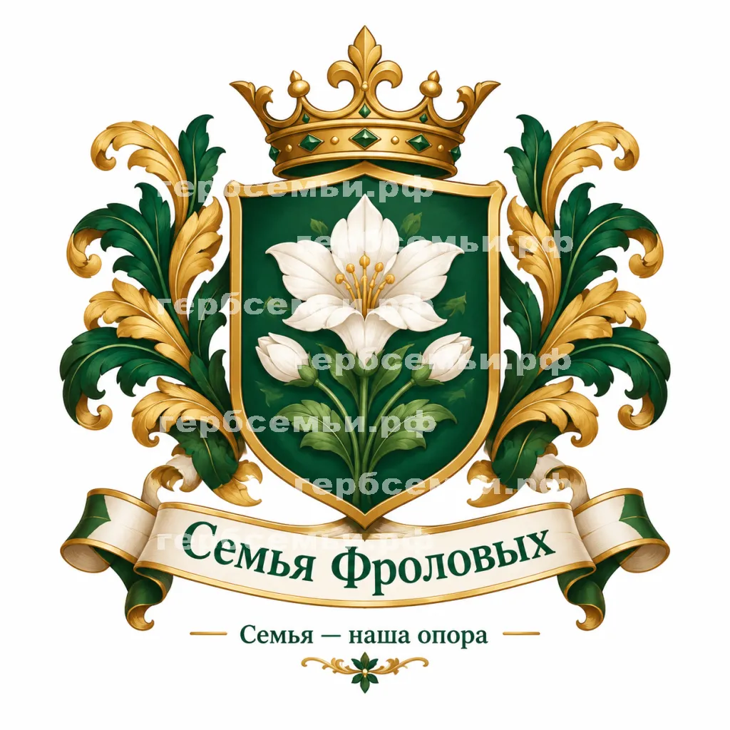Герб семьи Семья Фроловых #43139