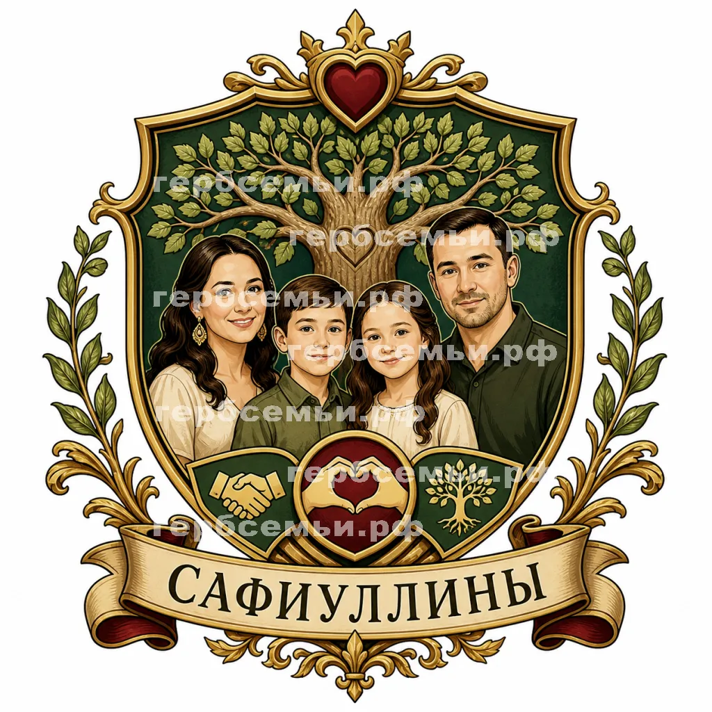 Герб семьи Сафиуллины #43149