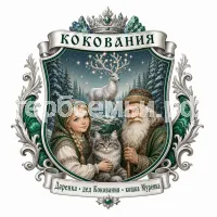 Гербы семьи Создать герб  на фоне Павла Петровича Бажова серебряное копытце