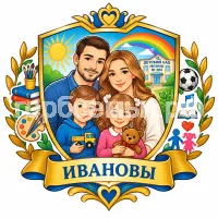 Гербы семьи БДОУ г. Омска "Детский сад №204 комбинированного вида"