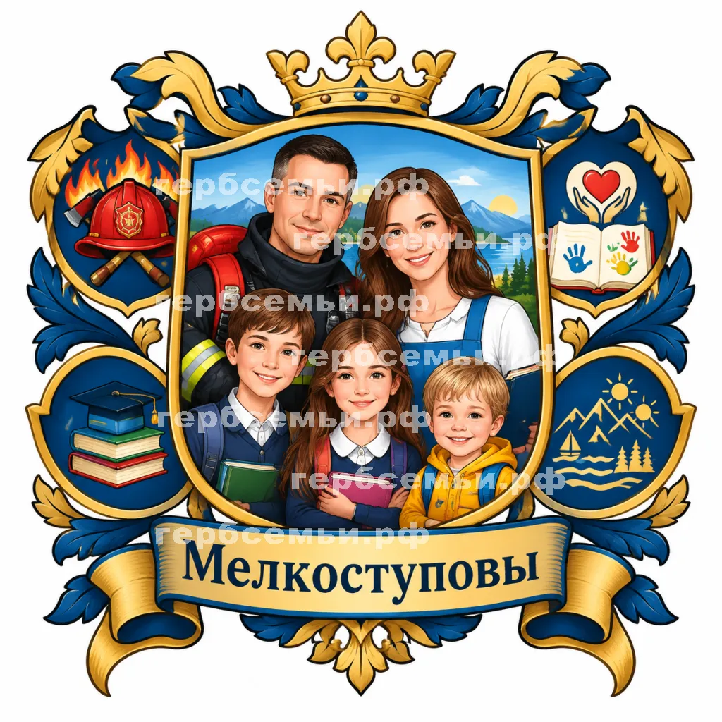 Герб семьи Мелкоступовы #43223
