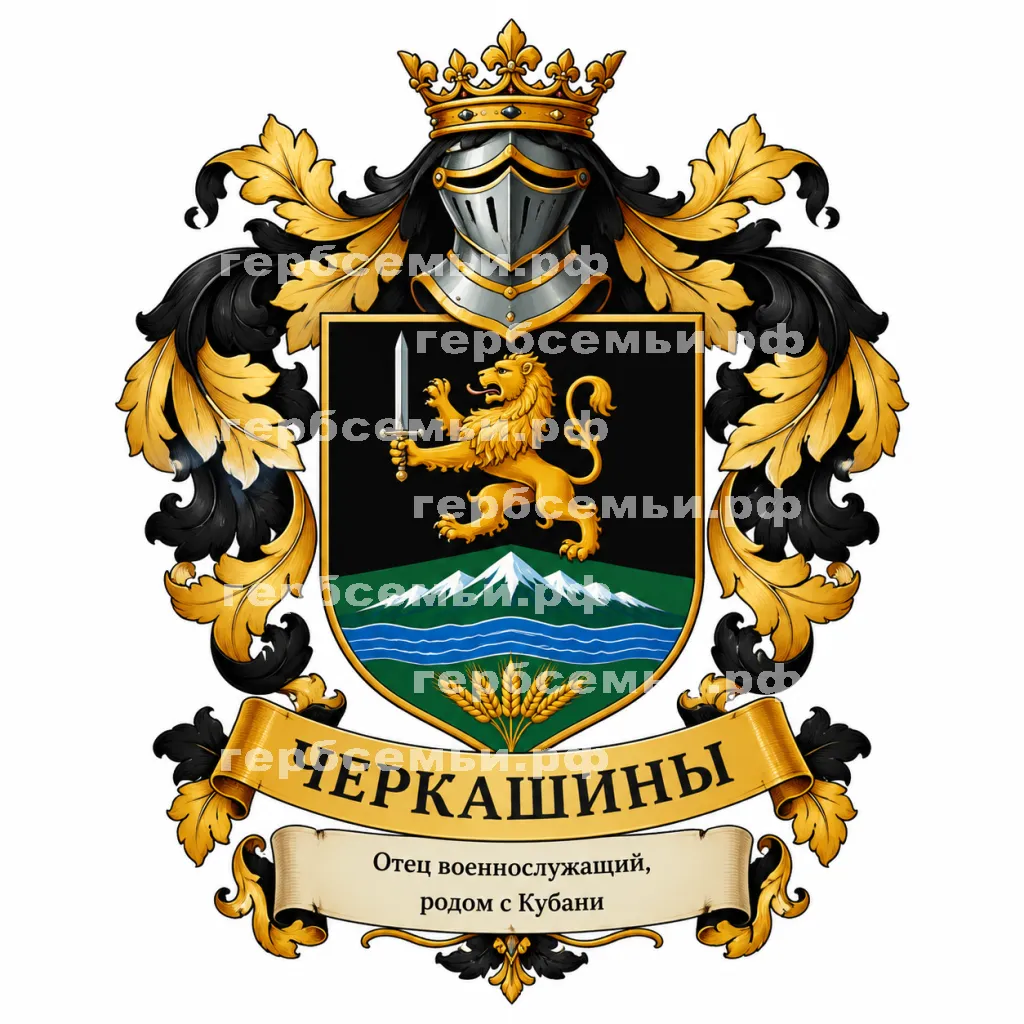 Герб семьи Черкашины #43291