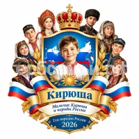 Гербы семьи Создать герб на фоне народов России в год народов России 2026 год