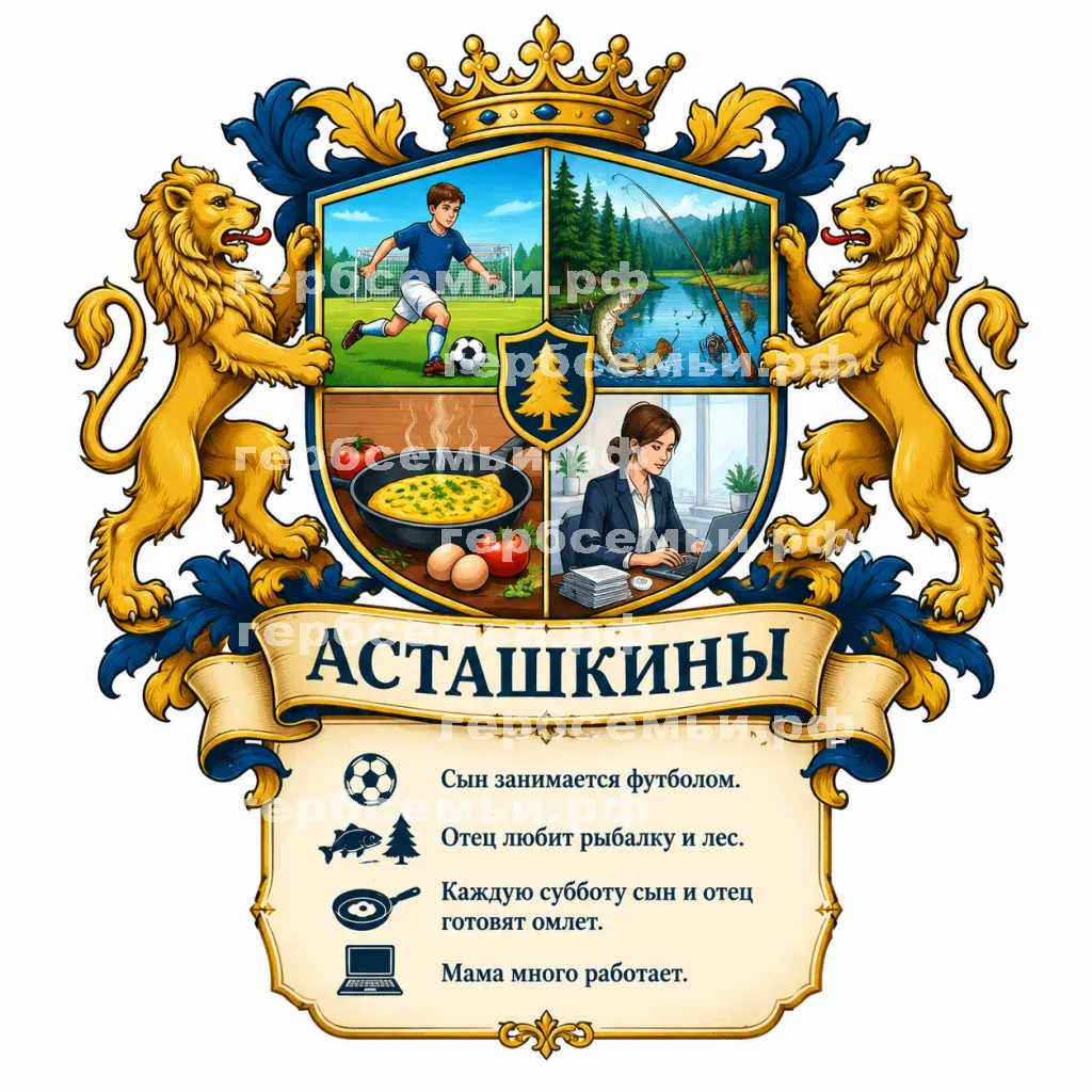 Герб семьи Асташкины #43296