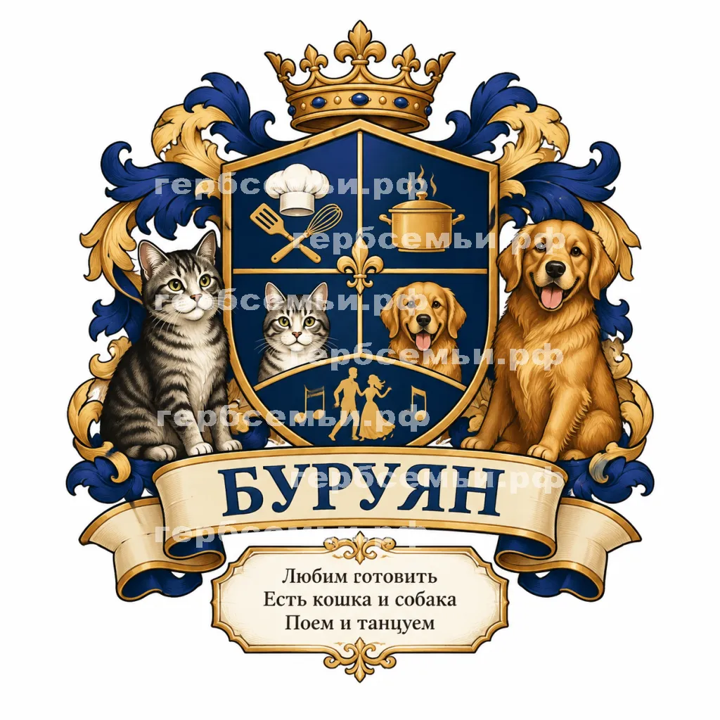 Герб семьи БУРУЯН #43297