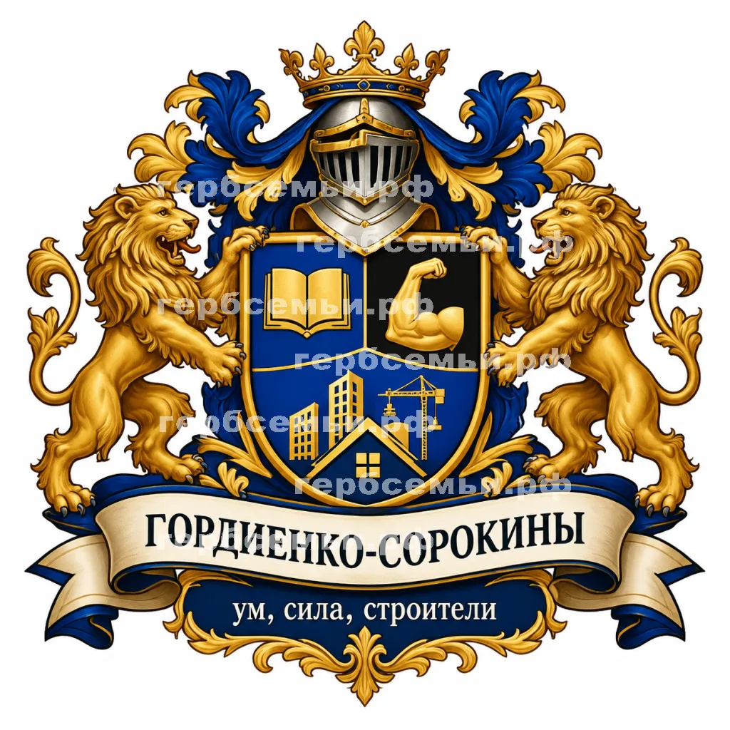 Герб семьи Гордиенко-Сорокины #43303