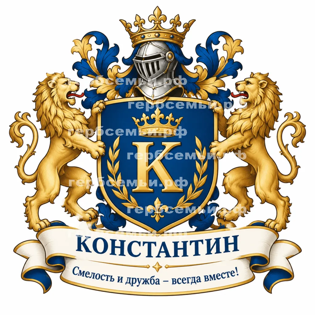 Герб семьи КОНСТАНТИН #43324