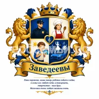 Герб семьи Заведеевы