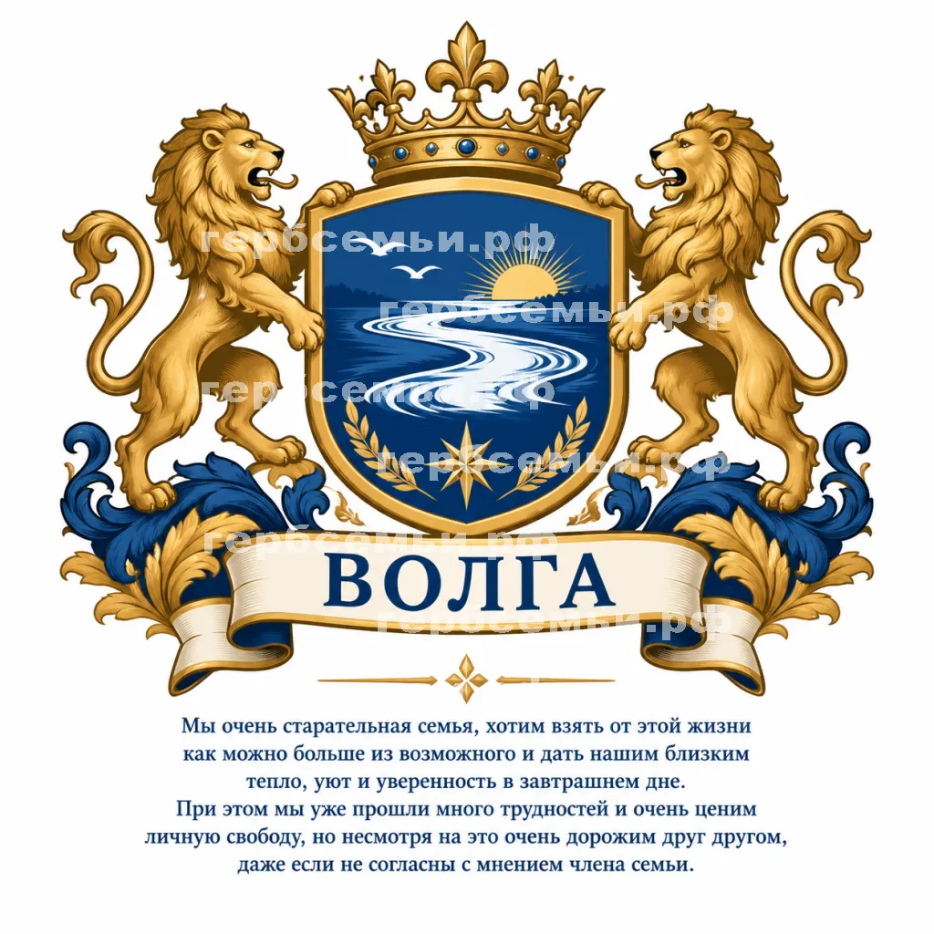 Герб семьи Волга #43341