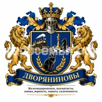 Герб семьи Дворяниновы