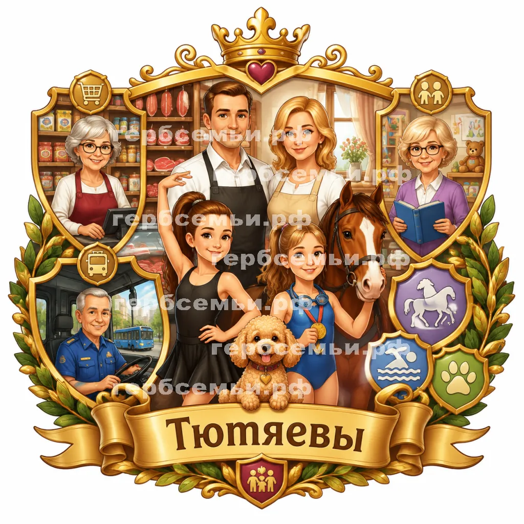 Герб семьи Тютяевы #43381