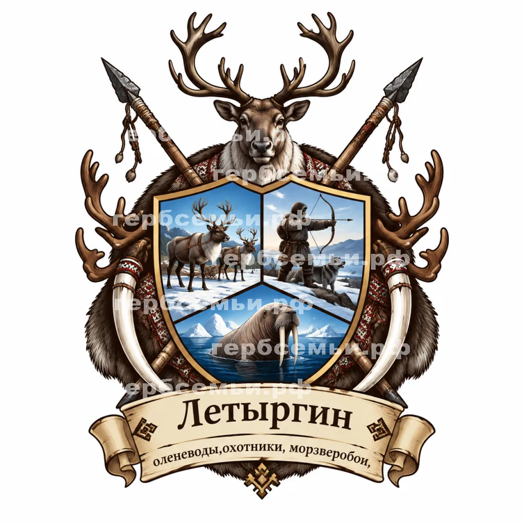 Герб семьи Летыргин #43392