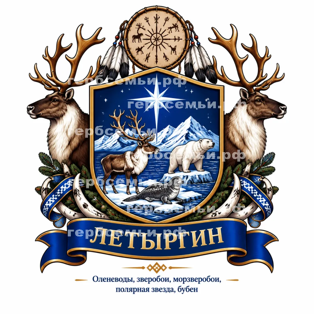 Герб семьи Летыргин #43393