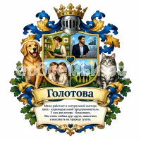Герб семьи Голотова