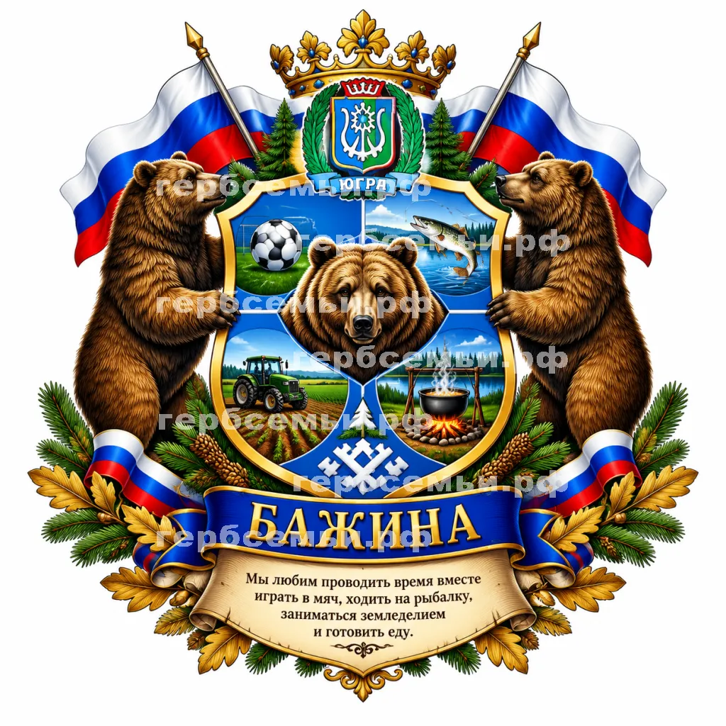 Герб семьи Бажина #43441