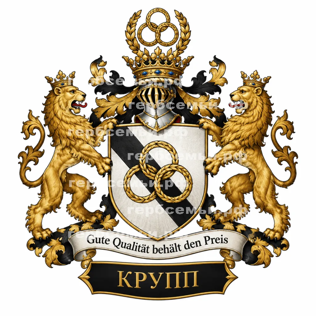Герб семьи KRUPPA #43476