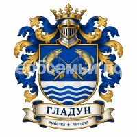 Герб семьи Гладун