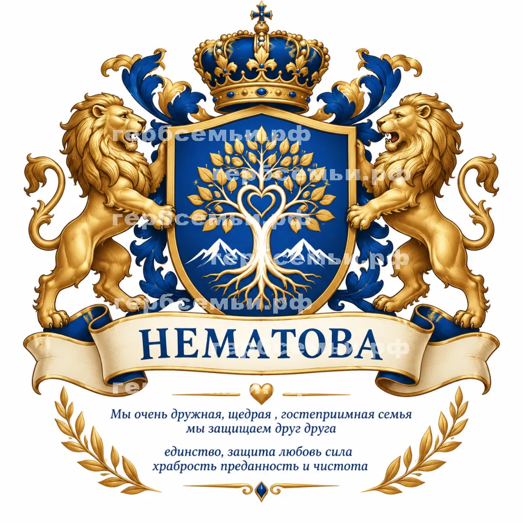 Герб семьи нематова #43489
