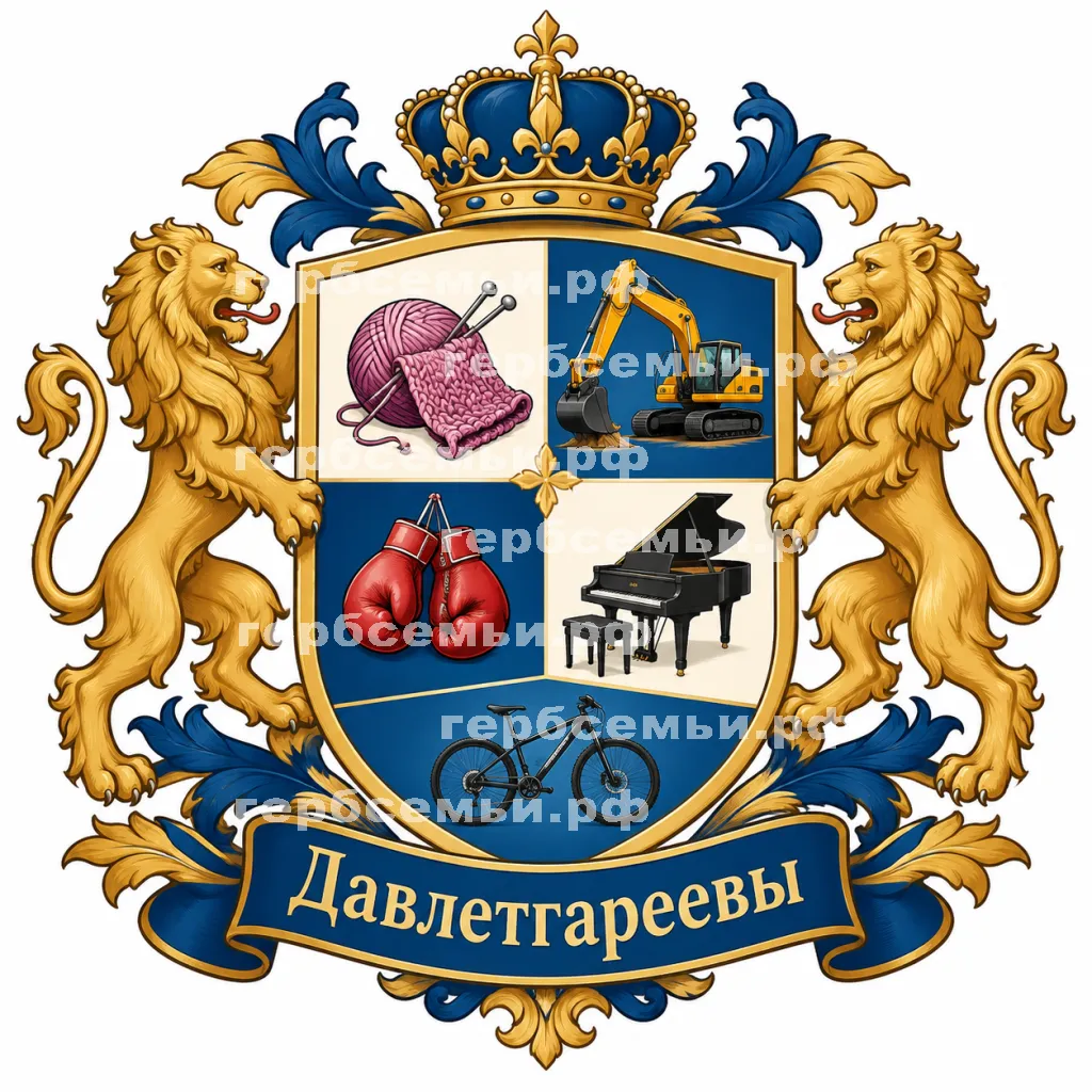 Герб семьи Давлетгареевы #43497