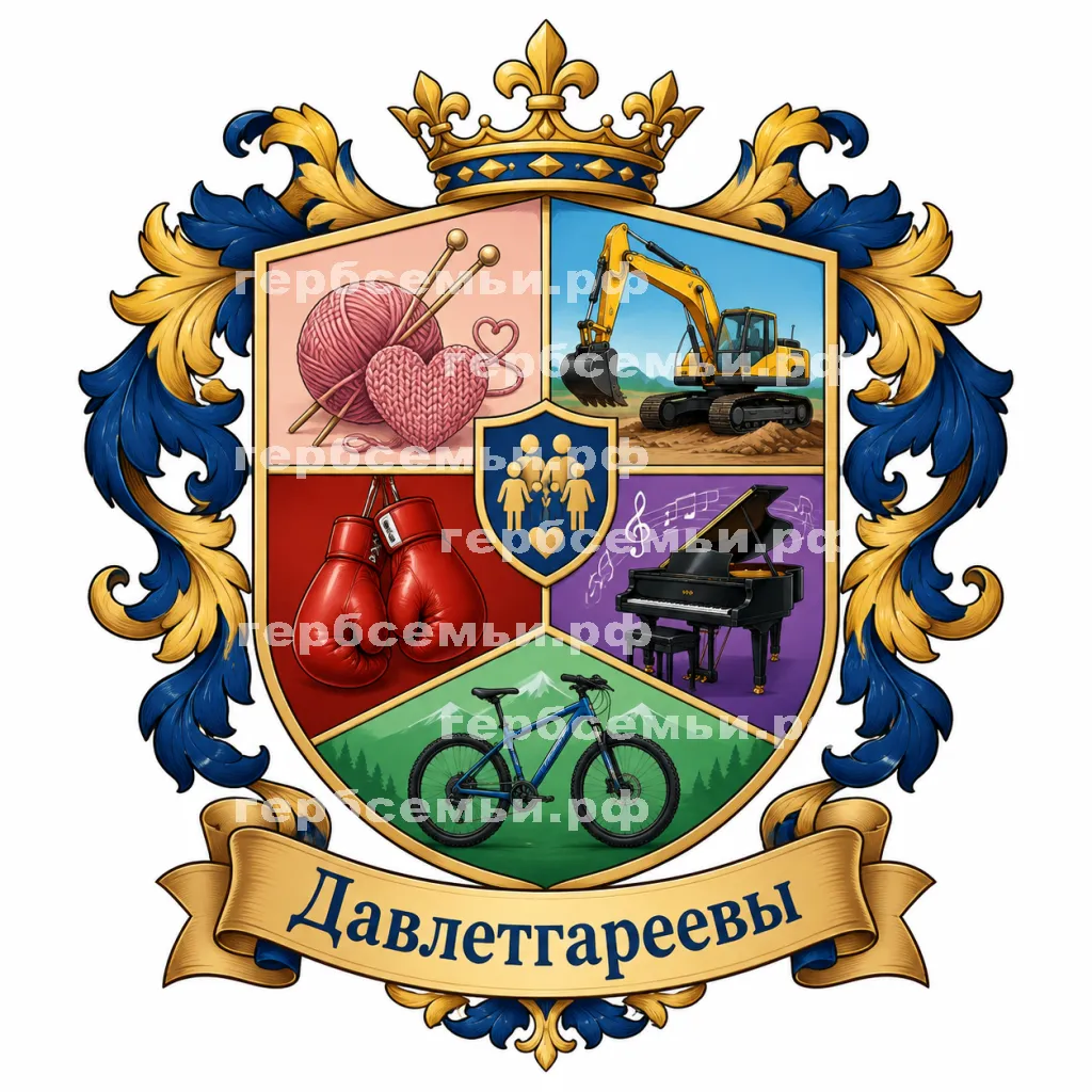 Герб семьи Давлетгареевы #43498