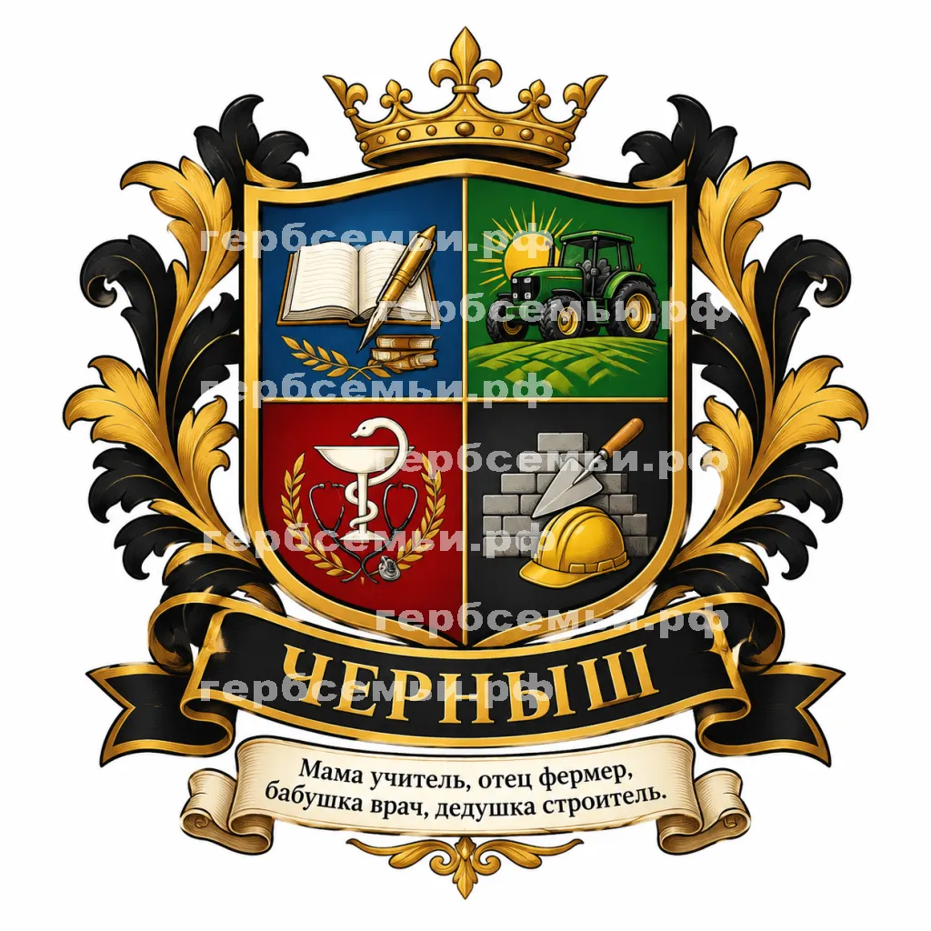 Герб семьи Черныш #43499