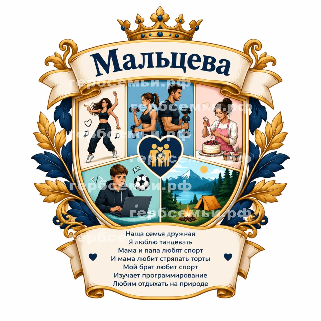 Герб семьи Мальцева #43526
