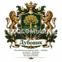 Герб семьи Дубовик