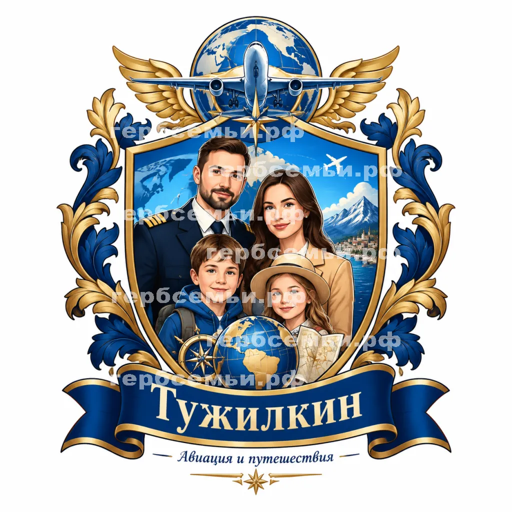 Герб семьи Тужилкин #43558