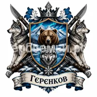 Герб семьи Геренков