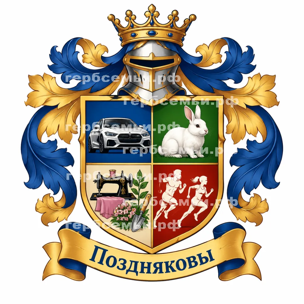 Герб семьи Поздняковы #43569