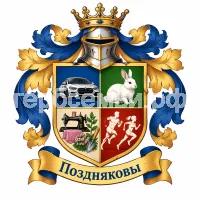 Герб семьи Поздняковы