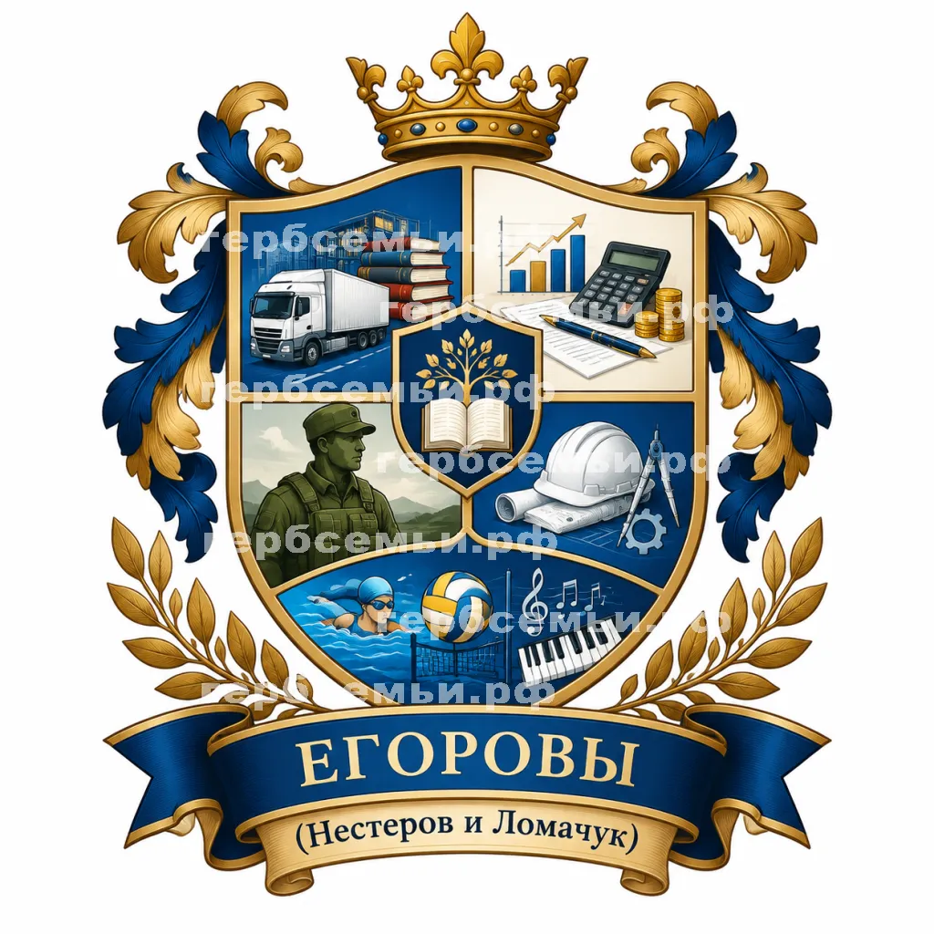 Герб семьи Егоровы (Нестеров и Ломачук) #43583