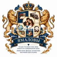 Герб семьи Ямаловы
