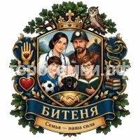 Герб семьи Битеня