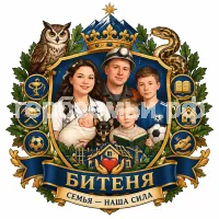 Герб семьи Битеня