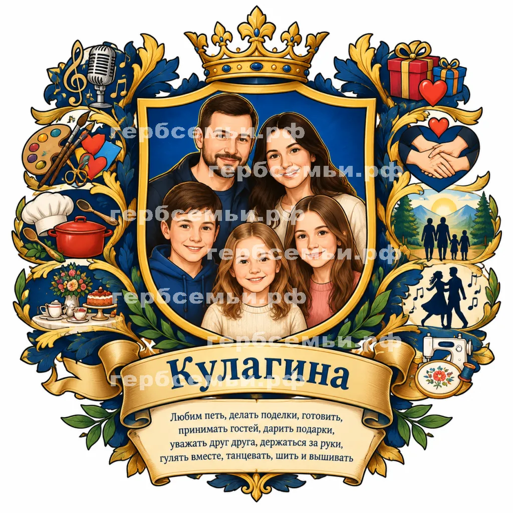 Герб семьи Кулагина #43622