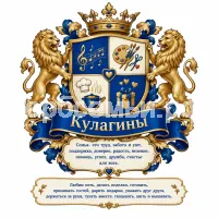 Герб семьи Кулагина