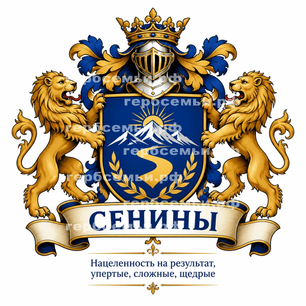 Герб семьи Сенины #43648