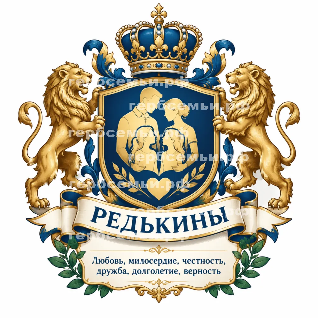 Герб семьи Редькины #43689