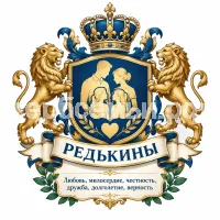Герб семьи Редькины